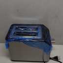 Chefman Smart Touch 2 Slice Digital Toaster, 6 Shade Settings, Touchscreen Controls, Extra-Wide Slots for Thick Breads & Bagels, +10 Seconds, Defrost, Removable Crumb Tray – Stainless Steel