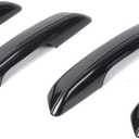 Linskip Door Handle Covers Compatible with 2021-2026 Jeep Grand Cherokee L 4XE & 2022-2026 Grand Cherokee, Door Handle Kit Set for Jeep Grand Cherokee Exterior Accessories, for Keyless Entry(Black)