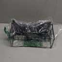 Cisily Kitchen Sink Caddy Organzier with High Brush Holder, Sponge Holder for Sink, 304 Rustproof Stainless, Kitchen Countertop Soap Dispenser Organizer, Kitchen Decor and Accessories (9.25, Black)