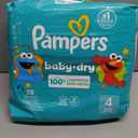 Pampers Diapers - Baby Dry - Size 4, 28 Count, Absorbent Disposable Infant Diaper 
