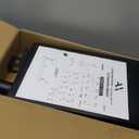 Floor TV Stand with Mount for 13-50 inch Screens, Tilting and Height Adjustable Floor Monitor Stand Mount, Portrait to Landscape, Portable TV Stand with Shelf Holds up to 77lbs Max VESA 200x200mm