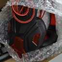 BlueFinger RGB Gaming Keyboard and Backlit Mouse and Headset Combo, USB Wired Backlit Keyboard, LED Gaming Mouse Set, Headset with Microphone for Laptop PC Computer Game and Work (Black)