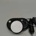 Shkalacar Digital Thermometer and Clock - LED Lighted Auto Dual Temperature Gauge Voltmeter Voltage Tester for Car Dashboard, DC 12V (Green)