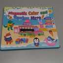 Magnetic Color and Number Maze, Montessori Toys for 2 3 4 Year Old, Wooden Color Matching Puzzle Board, Toddler Easter Basket Stuffers Educational Toys for Ages 2-4 for Girls Boys Birthday Gifts