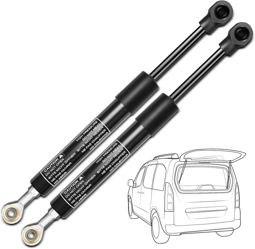 Set of 2 Rear Window Glass Lift Supports Struts Gas Shock Replacement for Nissan Armada 2005-2015, Pathfinder Armada 2004 & Infiniti QX56 2004-2010