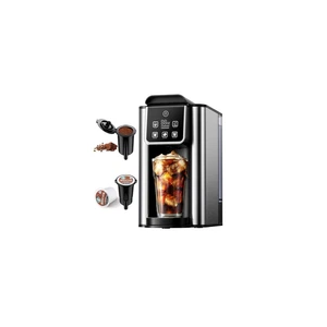 KIDISLE Hot Iced Coffee Maker with Bold Setting, Single Serve Coffee Maker