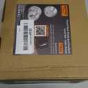 BESTTEN Keyed Same Exterior Door Knob and Single Cylinder Deadbolt Combo Set, Keyed Alike Entry Door Knobs with Lock and Keys for Entrance and Front Door, Satin Nickel