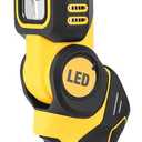 OTYTY Cordless LED Work Light, Compatible with DeWalt 20V Max Battery, 30W 2000LM Rechargeable Flashlight Portable Flood Light, Pivoting Head, Black and Yellow