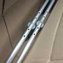 BodyMed Aluminum Crutches for Adults and Children Pair of Lightweight, Height Adjustable Crutches Includes Padded Underarm Cushions, Hand Grips, & Rubber Tips Max. Weight Capacity 300 lb., Small, 4'6" 5'0"