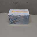 Youth Soccer Ball Size 3/4/5, Kids Outdoor Play Game Training Practice Soccer Ball for Teen Boy Girl Indoor Outdoor with 1 Pump 1 Net Bag and 1 Gift Box (White)