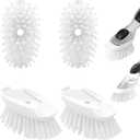 Dish Brush Refill, 4 Pack Dish Brush Replacement Head for OXO Dish Brush, Brush Dispenser Refill Fits Soap Dispensing Handle