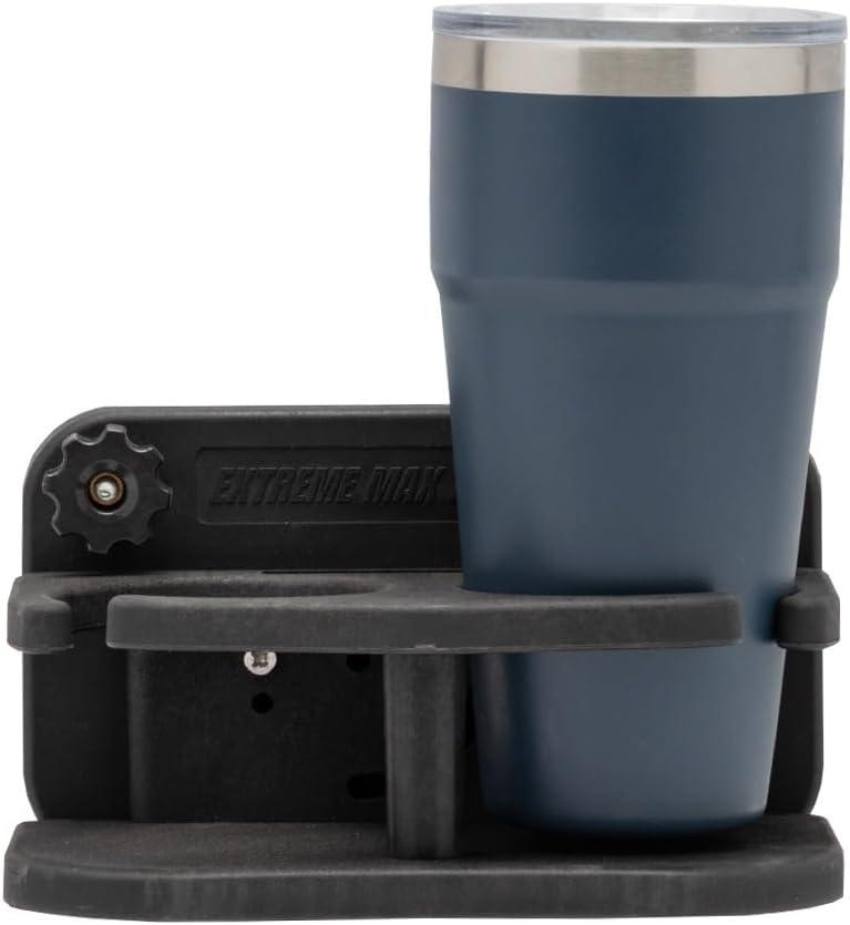 Extreme Max 3005.5618 Two-Drink Holder with 90 Base for Lund Sport Track Systems