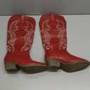 Hawkwell Women's Cowboy Cowgirl Boots Slip On Pointed Toe and Block Heel Shoes with Classic Embroidered Pull On Tall Boot for Ladies Dress Western Knee High Boots (8.5)