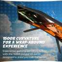 AOC CQ32G4VE 32" Curved Ultra-Wide Gaming Monitor QHD 2560x1440, 1500R, 180Hz, 0.5ms MPRT, 2X Display Port, HDMI, HDR, Gaming Console Compatible