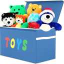 Toy Box Chest, Collapsible Sturdy Storage Bins with Lids, Extra Large Kids Toy Storage Organizer Boxes Bins Baskets for Kids, Boys, Girls, Nursery Room, Playroom, Closet