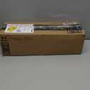 AIJALY 3 Pack Bathroom Glass Shelf,Aluminum Tempered Glass 0.34in Extra Thick Rectangular 1 Tier Storage Organizer Wall Mount,Black 15.7in