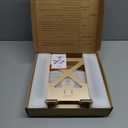 Ultra-Stable Aluminumy Laptop Stand for Desk with Foldable Phone Holder, 300% Large Base Stability, Anti-Loosening, Lectern Stand Suitable for 10"-17.3" Laptops, Champagne Golden