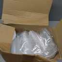 3 Sets 87 x 118 Inch Window Insulation Kit Cuttable Transparent Film with Adhesive Straps Reusable Window Plastic for Patio Winterizing Thicken Warm Winter Waterproof Attic Insulation Cover