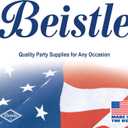 Beistle 25-Pack New Year's Eve Celebration Tiaras, Metallic with Fireworks Design and Silver Fringe, Perfect Party Favors for NYE Events