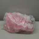 40 Pack Plastic Ribbed Wine Glasses, 14Oz Origami Disposable Wine Glasses Unbreakable Clear Plastic Cocktail Glasses Recyclable Shatterproof Reusable Wine Cups (14oz-pink-40pack)