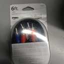 GE 33607 Black Component RCA Video Cable 6 L ft. Cord