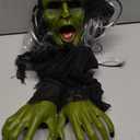 JOYIN Halloween Decoration Outdoor Zombie Groundbreaker, Halloween Outside Zombie Decor with Sound and Flashing Eyes, Scary Groundbreaker for Yard Lawn Graveyard Decorations, Haunted House Prop