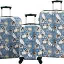 Bioworld Harry Potter 4 Wheel 3 Piece Luggage Set