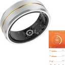 Smart Ring for Men & Women, Fitness Tracker, Sleep & Heart Rate Monitor, Step Counter, Blood Oxygen, IP68 Waterproof 10