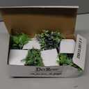 Der Rose 4 Pack Fake Plants Mini Artificial Greenery Potted Plants for Home Decor Indoor Office Table Room Farmhouse Bathroom Decor