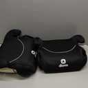 Diono Solana, No Latch, Pack of 2 Backless Booster Car Seats, Lightweight, Machine Washable Covers, Cup Holders, Black