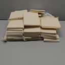 Criusia Drawer Organizer Clothes, 21 Pack Dresser Organizer for Baby Clothes, Underwear, Sock - Foldable Closet Organization and Storage Dividers Bins for Nursery, Bedroom (Beige)