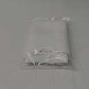 Aiyufeng White Sheer Curtains 63 Inch Length 2 Panels Set, 3D Floral Clip Jacquard Light Filtering Semi Sheer Curtain Transparent Window Drapes for Bedroom Living Room, 54Wx63L Inch