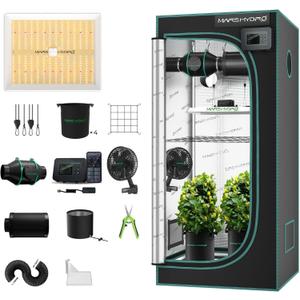 MARS HYDRO Smart Grow Tent Kit 2x2, TS1000 WiFi Control Grow Kit System