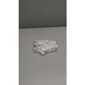 20 Pcs Multi-Purpose Clips for Hangers, White Clothes Hanger Clips, Standard Plastic Hanger