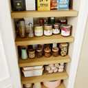 6 PCS Wire Rack Covers for Pantry Wood Grain, 30''W * 16''D(Ready to Use) Faux Wood Shelf Covers for Wire Shelving, Rustic Closet Shelves Covering Toppers, for Pantry, Bathroom, Kitchen, Garage