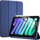 ProCase Smart Case for iPad mini 7 A17 Pro 2024/iPad Mini 6 2021 8.3 Inch iPad mini 7th/6th Gen Case, Hard Back Cover for iPad mini 8.3" 7th Gen A2995/A2996/A2993/6th Gen A2567 A2568 A2569 -Navy