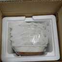 MALACASA Ceramic Mini Pie Pans Set of 6, 6 Inch Pie Plates for Baking with Ruffled Edge, Small Quiche Baking Dish Pans Tart Pans, Individual Pot Pie Plates, Microwave & Oven Safe, Khaki White