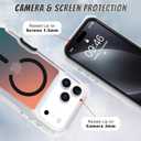 Bonoma for iPhone 17 Pro Case 2025, Iridescent Back, Magnetic Support for MagSafe Shockproof Cover, Crystal and Corner High-Duty Protection for Girls Women -Black