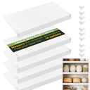 Wire Rack Covers for Shelves, 32*16 inch Wires Shelf Cover, Shelfs Covers for Wire Shelving, Easy to cut Install Wires Shelf 0.31inch Thick Moisture Durable Shelfs Liner for Kitchen, Pantry White