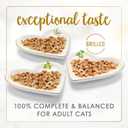 Purina Fancy Feast Grilled Wet Cat Food Poultry and Beef Collection Wet Cat Food Variety Pack - (Pack of 30) 3 oz. Cans