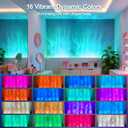 Wave Wall Light, 30W Smart RGBW Water Ripple Projector for Wall Decor – WiFi/App/Voice Controlled LED Wave Light, Color Changing Dimmable Wall Wash Lamp with Music Sync, Timer, 16M Colors