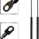4038 Qty(2) Universal Lift Supports Shocks Struts Arms Prop Rod Damper Gas Springs Extended Length 10" Compressed Length 6.75" 80 Lbs / 356N Force, 10.2mm Eyelet Ends, SG459006