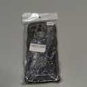 Crossbody Case for iPhone 15 Pro Max 6.7'' with Detachable Lanyard, Hands-Free Bling Glitter Silicone Clear Cute Butterfly Curly Wave Woman Girls Cover with Adjustable Necklace Rope, Black