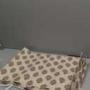 PurpleEssences Fall Placemats - Set of 4, 13x19 Inch - Leaves Design, 100% Cotton, Washable Autumn Table Mats for Thanksgiving, Kitchen, Dining & Party Decor - Goldenrod Beige