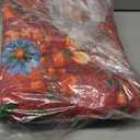 Floral Machine Washable Rug, 3x5 Rug Non Slip Soft Bedroom Rugs for Entryway Dorm, Ultra-Thin Rugs for Bedroom Stain Resistan(3 x 5, Red Garden)