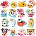 Jetec 300 Pcs Scratch and Sniff Stickers for Kids, 68 Styles Scented Smelly Stickers Scented Teachers Motivational Parents Reward Incentive Bulk Students Classroom Chart School Supplies