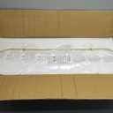 Majhoiw 33" Modern Chandeliers for Dining Room, Luxury Rectangle Gold Crystal 4-Light Kitchen Island Lighting Over Table, Linear Hanging Pendant Light Fixture for Living Room Entryway Foyer Hallway