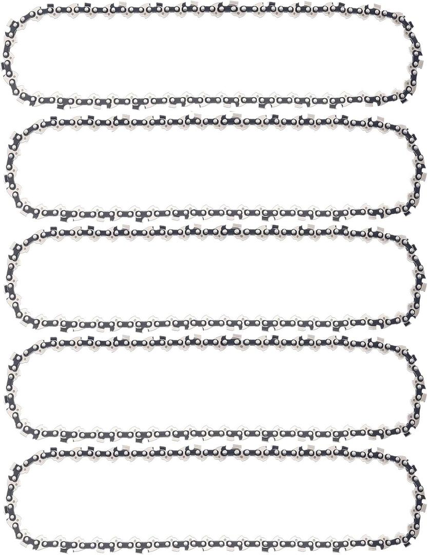 5 x Thten 14 inch Top Handle Saw Chain Compatible with ECHO CS-2511T,CS-280,CS-290,CS-300,CS-301,CS-302,CS-303T,CS-305,CS-310,CS-315,CS-330,CS-330T,CS-340,CS-341 0.050" Gauge 52DL 3/8" LP pitch 5 Pack