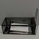Rat Trap Cage, 10.79" x 4.3" x 5.5" Humane Rodent Mouse Vole Chipmunk Catch Release Live Animal Trap Cage with Detachable U Shaped Rod (1Pc 10.79" x 4.3" x 5.5")