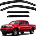 Rain Guards Window Visor for 2005-2023 Toyota Tacoma Double Cab Out-Channel